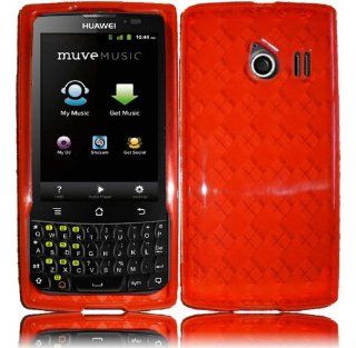 For Huawei Ascend Q M660 TPU Cover Case Red: Cell Phones & Accessories
