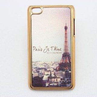 piaopiao eiffel tower classic leather crystal hard Case cover for apple ipod touch 4 gen 4g 4th Cell Phones & Accessories