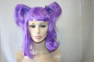 Purple Butterfly Fairy Adult Costume Wig: Clothing