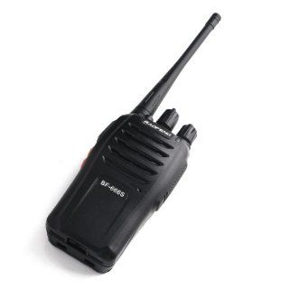 Baofeng BF 666S Portable Two Way Radio UHF VHF FM Transceiver Flashlight Walkie Talkie: Sports & Outdoors