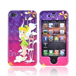 TINKERBELL PINK For Disney Verizon Apple iPhone 4 Hard Case Cover: Electronics