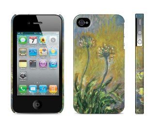 Iphone 4 / 4s Case the Agapanthus 1914 17 Claude Monet Cell Phone Cover: Cell Phones & Accessories