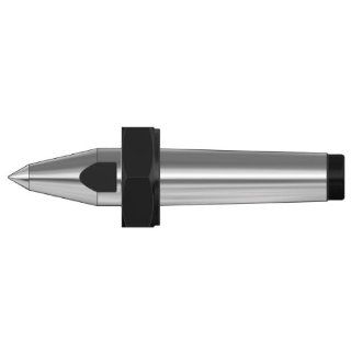 Rhm 249575 Type 672 Tool Steel Extended Point Dead Center with Draw Off Nut, Morse Taper 2, M22x1.5, 18mm Point Diameter, 118mm Length: Live Centers: Industrial & Scientific
