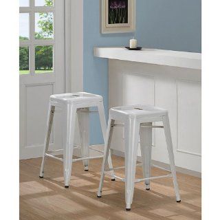 Shop Tabouret 24 inch Limeade Metal Counter Stools 36700437   8739778 (Set of 2) at the  Furniture Store. Find the latest styles with the lowest prices from Eziba