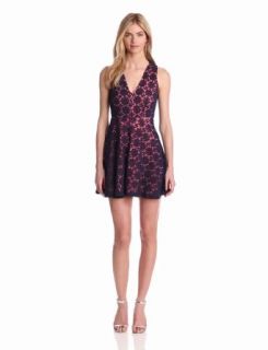 French Connection Women's Elana Lace, Blue Blood/Pale Holiday, 10 at  Womens Clothing store: Dresses