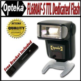Opteka FL680AF S TTL AF Professional Dedicated Digital Speed Blitz Flash (Strait Bracket included) for Sony DSC R1, DSC H10, DSC H5, DSC H3, DSC H2, DSC H1, DSC F828, DSC F707 and DSC F717: Computers & Accessories