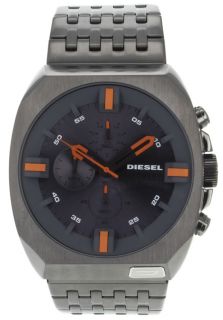 Diesel DZ4264  Watches,Mens Miura Chronograph Grey Dial Stainless Steel, Casual Diesel Quartz Watches