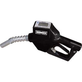 Roughneck Auto Shutoff Fuel Nozzle with Digital Meter — 16 GPM  Fuel Nozzles
