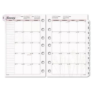 Day Runner Express Monthly Classic Planning Pages Refill, 5.5 x 8.5 Inches, Nature Theme (061 685) : Appointment Book And Planner Refills : Office Products