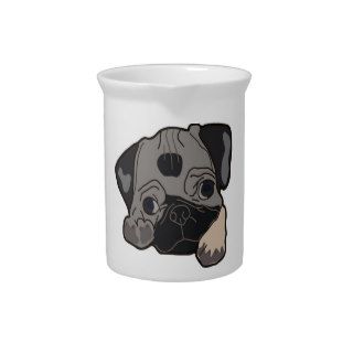 PUG PUPPY DOG PITCHER