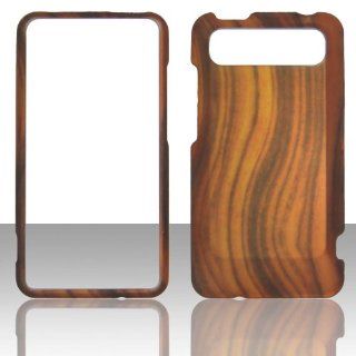 2D Wood Design HTC Vivid / Holiday LTE 4G Raider 4G X710e AT&T Case Cover Hard Phone Case Snap on Cover Rubberized Touch Faceplates: Cell Phones & Accessories