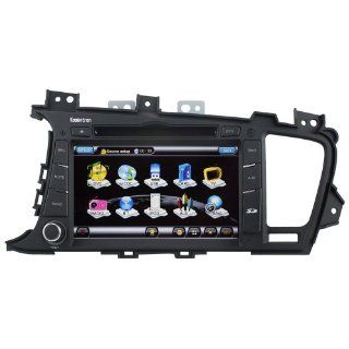 Koolertron For KIA K5 & 2011 KIA OPTIMA Indash Car DVD Player with GPS Navigation System Multimedia AV Receiver and 8" HD touchscreen and Bluetooth (OEM Factory Pannel Design, Free Map) : Vehicle Dvd Players : Car Electronics