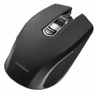 Perixx PERIMICE 712B, Wireless Mouse for Laptop   Up to 3 Years Battery Life (Daily 6 8 Hours)   Nano Receiver   3.93x2.40x1.34 Inch Dimension   2xAA Brand Batteries   Elegant Rubber Painting   Black: Computers & Accessories