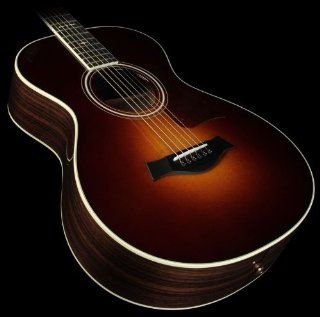 Taylor 712 Grand Concert 12 Fret Acoustic Guitar Tobacco Sunburst: Musical Instruments
