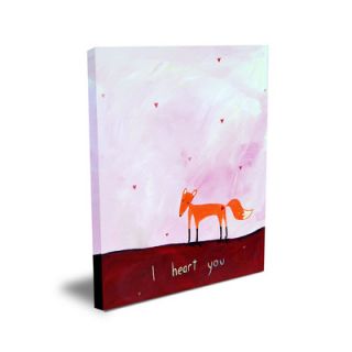 CiCi Art Factory Words of Wisdom I Heart You Canvas Art CWD04