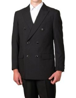 New Mens Black Double Breasted Dinner Blazer Suit Jacket at  Mens Clothing store: Blazers And Sports Jackets