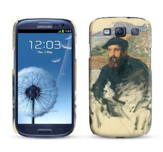 Samsung Galaxy S3 Case Self Portrait in His Atelier 1884 Claude Monet Cell Phone Cover Cell Phones & Accessories