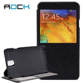 Rock Remarkable Series Leather Flip Case Cover For Samsung Galaxy Note 3 Note III: Cell Phones & Accessories