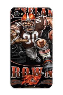 3d Print Cleveland Browns NFL Iphone 4/4s Cases Classic Sport Design (Cleveland Browns50): Cell Phones & Accessories