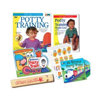 Baby Signs Presents Potty Training Complete Starter Kit, Potty Train before age 2: Books
