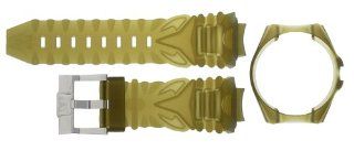 TechnoMarine Unisex 8315 Cruise 3 Hand 15 mm Green Gel Strap with Single Buckle: Watches