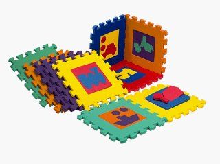 Edu Tile 10 piece Puzzle: Toys & Games