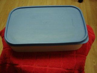Tupperware Rectangular Modular Mate #1 W/vintage Country Blue Seal 8 1/2cups: Kitchen & Dining