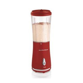 Hamilton Beach 51101R Single Serve Blender with Travel Lid, Red: Kitchen & Dining