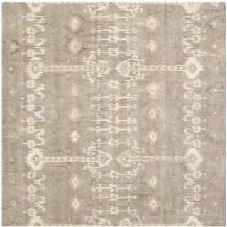 Safavieh WYD722A Wyndham Collection Square Area Rug, 7 Feet, Natural  
