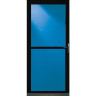 LARSON Black Tradewinds Full View Tempered Glass Storm Door (Common: 81 in x 36 in; Actual: 80.71 in x 37.56 in)
