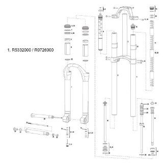 RockShox 06 09 32mm Boxxer Lowers Black NO Maxle : Bike Fork Parts And Accessories : Sports & Outdoors