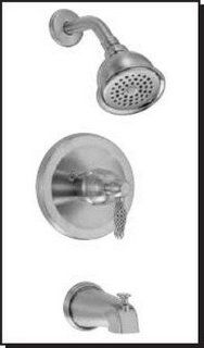 Danze 1 Handle TRIM Tub & Shower Set, Brushed Nickel   Faucet Mount Water Filters  