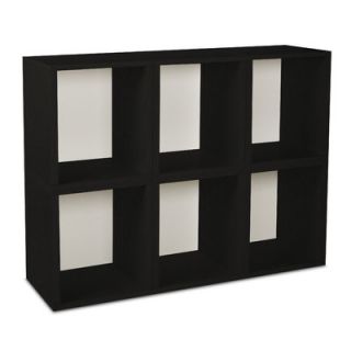 Way Basics Eco Friendly Modular Storage Cubes Plus PS MCP 6 Finish: Black