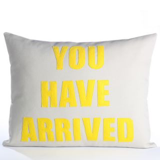 Alexandra Ferguson Zen Master You Have Arrived Pillow YHA 148 Color: Stone Ca