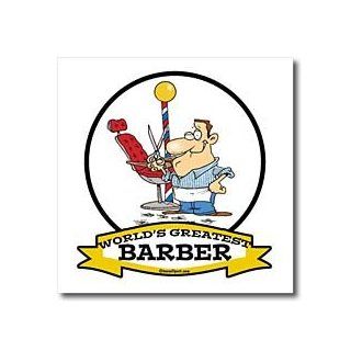 ht_102959_2 Dooni Designs Worlds Greatest Cartoons   Funny Worlds Greatest Barber Occupation Job Cartoon   Iron on Heat Transfers   6x6 Iron on Heat Transfer for White Material: Patio, Lawn & Garden