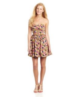 XOXO Juniors Sweetheart Strapless Swing Dress, Tobacco, 13/14 at  Womens Clothing store