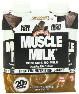 CytoSport Muscle Milk Ready to Drink Shake, Chocolate, 11 Ounce Boxes in 4 Count Packages (Pack of 6): Health & Personal Care