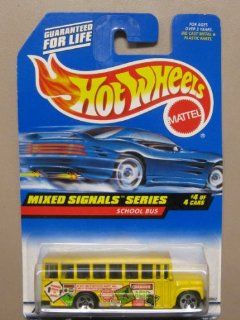 Hotwheels School Bus Mixed Signals Series #4 4 #736: Toys & Games
