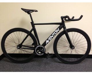 Aventon Mataro Complete Fixie Track Bike Black By Sgvbicycles : Fixed Gear Bicycles : Sports & Outdoors