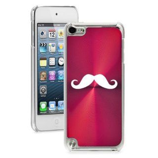 Apple iPod Touch 5th Generation Rose Red 5B729 hard back case cover Mustache: Cell Phones & Accessories
