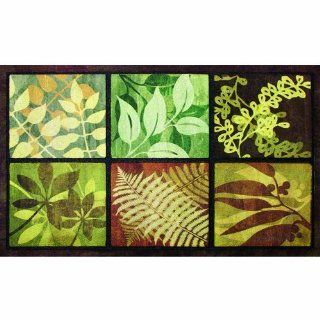 Apache Mills 60 730 1320 Leaves Doormat, 18 Inch by 30 Inch (Discontinued by Manufacturer) : Patio, Lawn & Garden