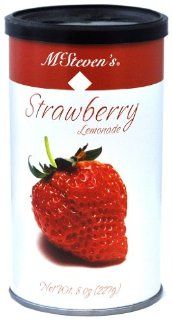 McSteven's Classic Strawberry Lemonade, 8 Ounce Cans (Pack of 3) : Powdered Drink Mixes : Grocery & Gourmet Food
