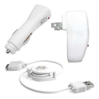 USB Travel Kit   Car Charger, Travel Adapter & Data Cable for Apple iPod iPhone 4 4S: MP3 Players & Accessories