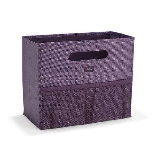Thirty One Fold N' File in Plum Gingham Pop   No Monogram   3890 : File Folder Racks : Office Products