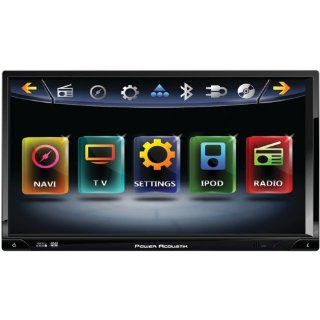 POWER ACOUSTIK PD 769NB Inteq Double DIN Multimedia Indash Source with 7 Inch Screen : Vehicle Dvd Players : Car Electronics