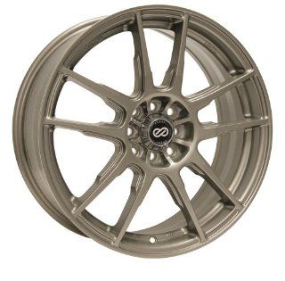 17x7 Enkei FLC 01 (Matte Bronze) Wheels/Rims 4x100/114.3 (440 770 0140ZP): Automotive