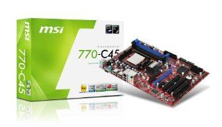 MSI 770 C45 AM3 AMD 770 HDMI AMD Motherboard   Retail: Electronics