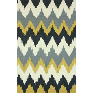 Nuloom Nuloom Handmade Modern Chevron Rug (76 X 96) Blue Size 76 x 96