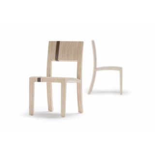 Context Furniture Narrative Side Chair NAR 102SC Finish: Walnut