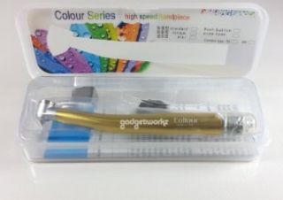 Dental High Speed Handpiece Standard Wrench Type 4 Hole Color Series [Gold]   By Gadgetworkz: Science Lab Chromatography Solid Phases: Industrial & Scientific
